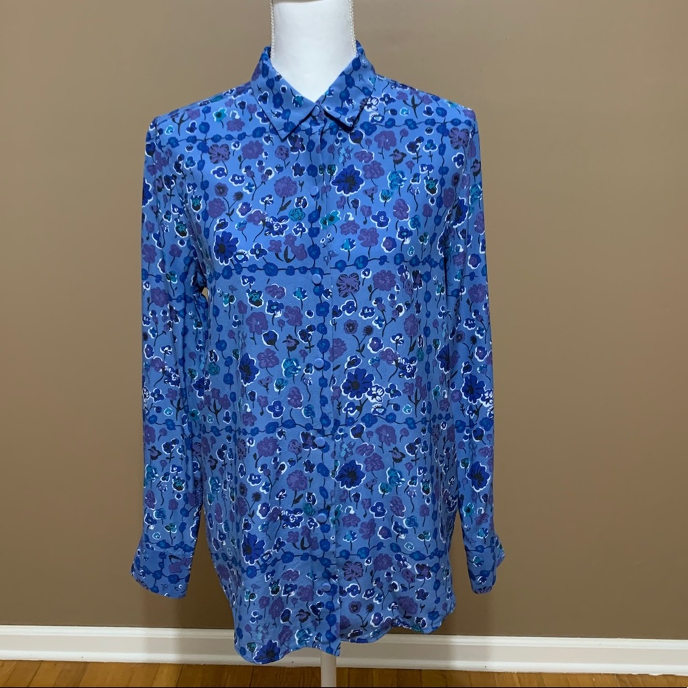 Equipment essential silk top